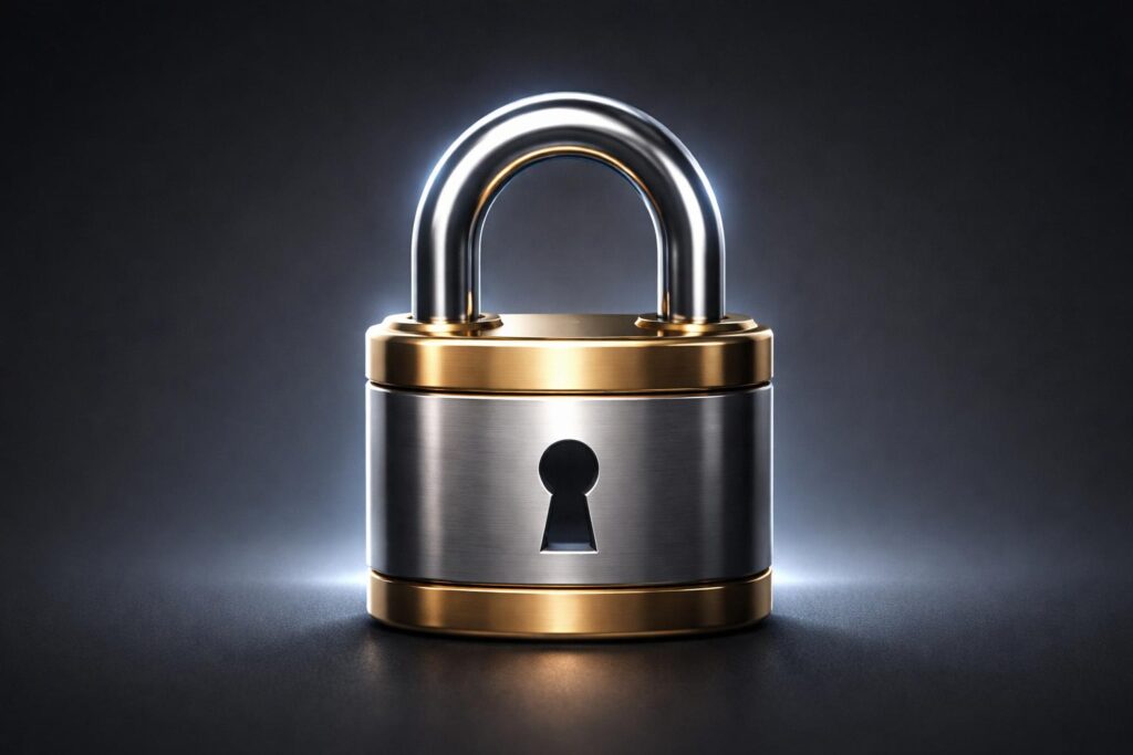 gpt-image-1.5_A_close-up_of_a_lock_with_a_subtle_glow_symbolizing_trusted_risk_management_set_-0